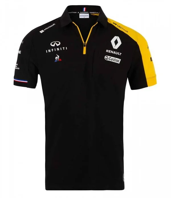 Renault F1 Black Team Polo Shirt