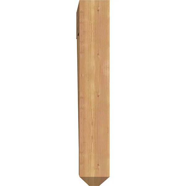 Ekena Millwork BKT06X30X34MRC04SWR 5 1/2x22W x 30x22D x 34x22H Merced Craftsman Smooth BRACKET, Western Red Cedar