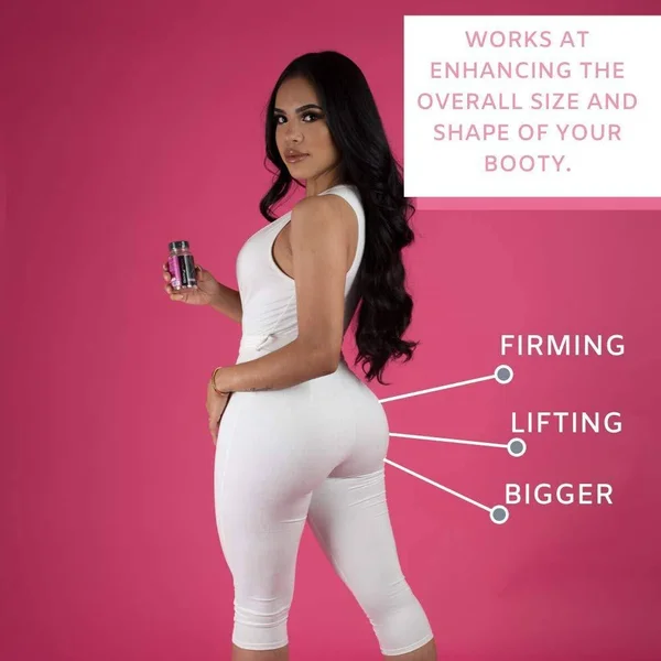 Booty Maxx Cream and Pills Kit - Big Booty Cream Enlargement - Bigger Butt Cream - Bigger Butt Pills for Women - Butt Growth Pil