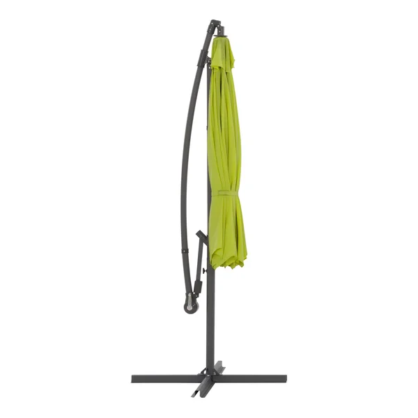CorLiving Offset Patio Umbrella - Red