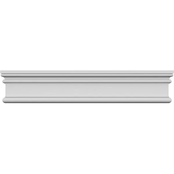 128 inch Bottom Width x 129 1/8 inch Top Width x 3 1/2 inchh x 7/8 inchp Bedford Crosshead