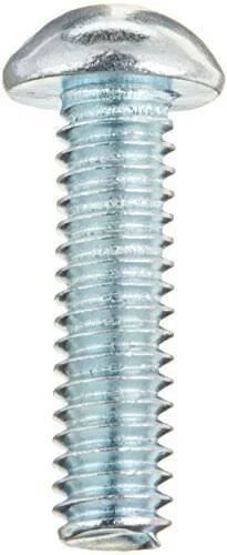 1/4-20 x 1x22 Machine Screw - Round Head - Slotted - Steel - Zinc Cr+3 - ft - Pkg of 100 - BBI 583631