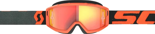 Scott Primal Orange/Black Motocross Goggles, Orange-Black