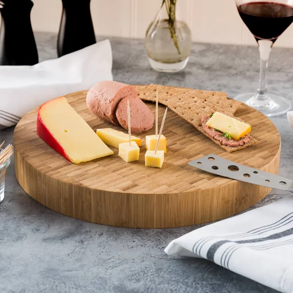 American Metalcraft B12 - 12x22 Bamboo Butcher Block Serving Board