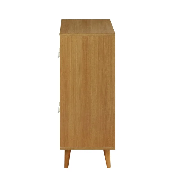 Acme Anita Cabinet - Natural & White