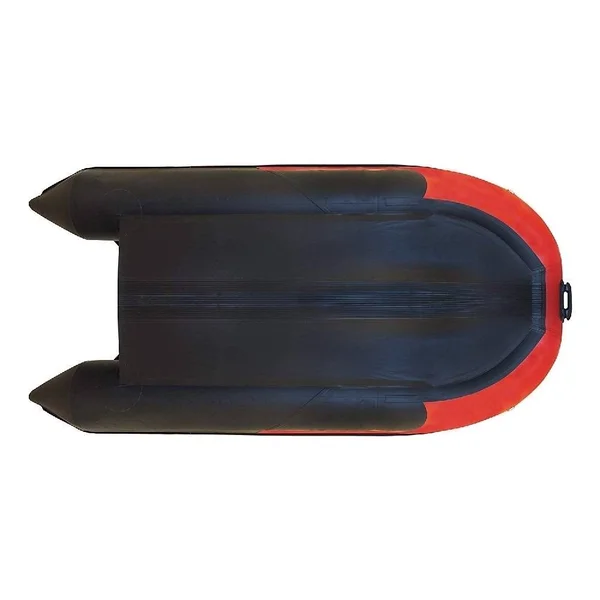 Aleko 10.5ft Inflatable Fishing Boat with Air FLOOR, Red and Black
