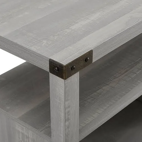 Edison - TV Cabinet for Most Flat-Panel TVs Up to 60x22 - Stone Gray