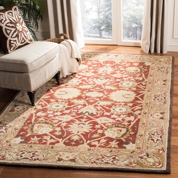 Safavieh Anatolia Brown/Green Area Rug; 8& x 10&