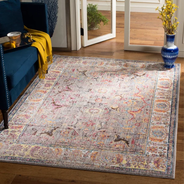Safavieh 4& x 6& Bristol BTL362A Grey, Light Grey Rug