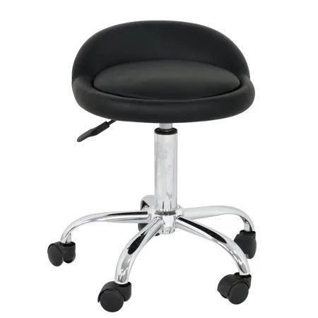 Zeny 360-Degree Swivel & Adjustable Height Indoor Stool - Black