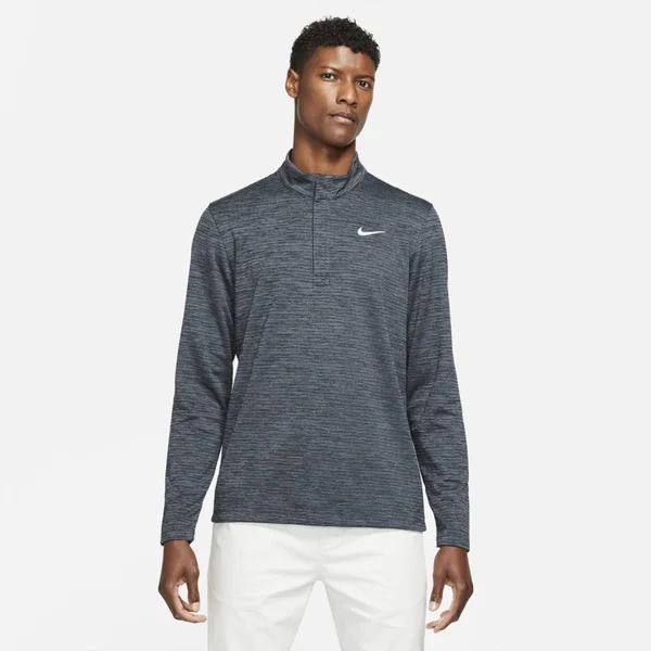Nike Dri-Fit Victory Heather Stripe Half-Zip Golf Pullovers