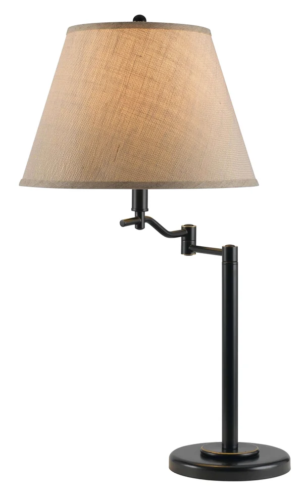 Cal Lighting Bo-2350tb Dana Swing Arm Table Lamp - Dark Bronze