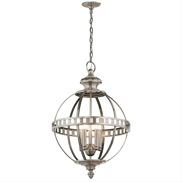 Kichler Halleron 5-Light Classic Pewter Pendant 43613CLP