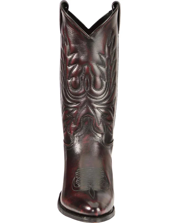Abilene Men's Cherry Polished Cowhide Boot - 6461 - Size: 11.5, Black