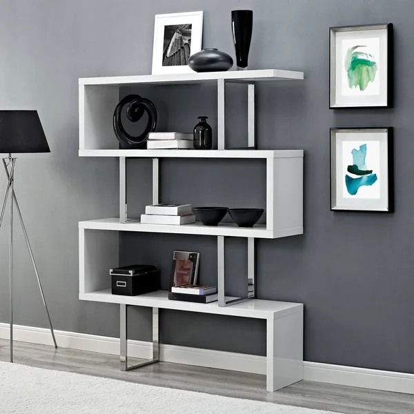 Modway Meander Stand - Walnut