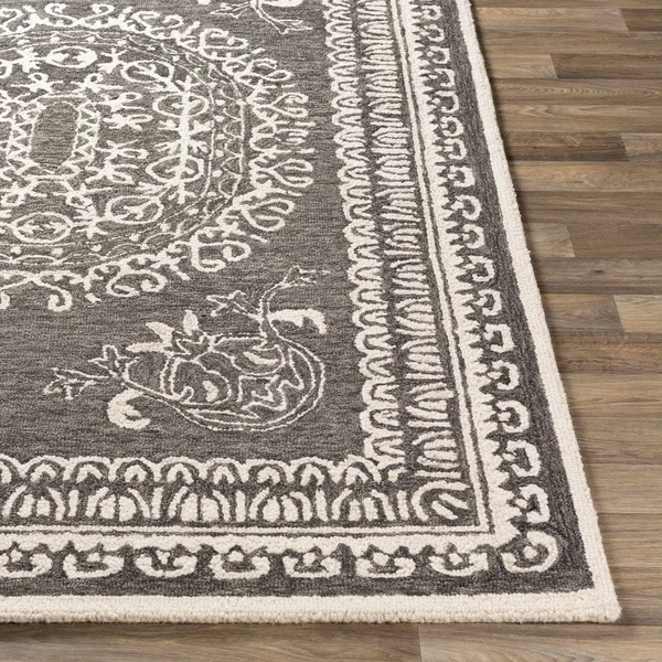 Surya Newcastle NCS-2305 Black Area Rug 8& x 10&