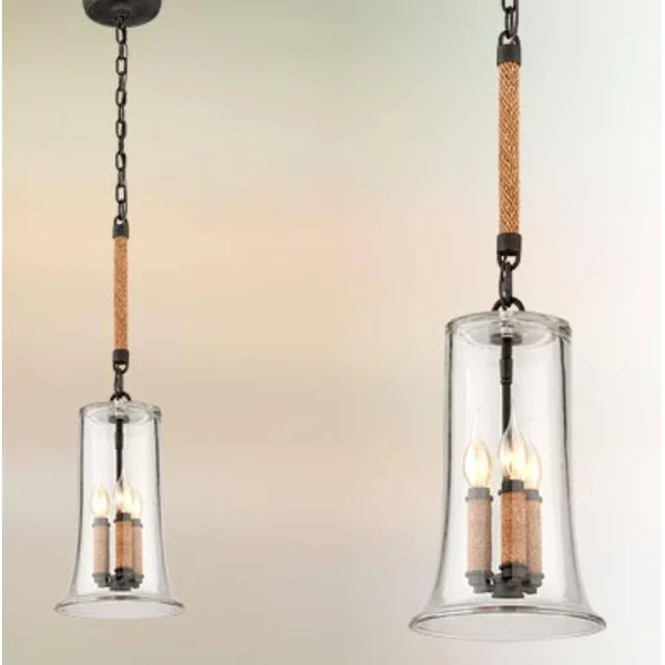 Troy Lighting Pier 39 1 Light Pendant Small Shipyard Bronze F3622