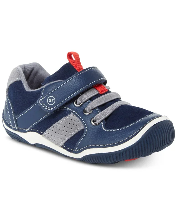Stride Rite SRT Wes - Boys 8.5 Toddler Navy Sneaker Medium