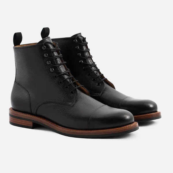 Beckett Simonon Dowler Boots - Pebbled Leather, Black, Size 13, Men's Boot