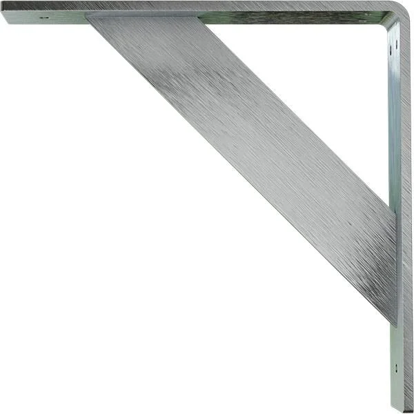 Ekena Millwork 2x22W x 10x22D x 10x22H Traditional Steel BRACKET, Unfinished