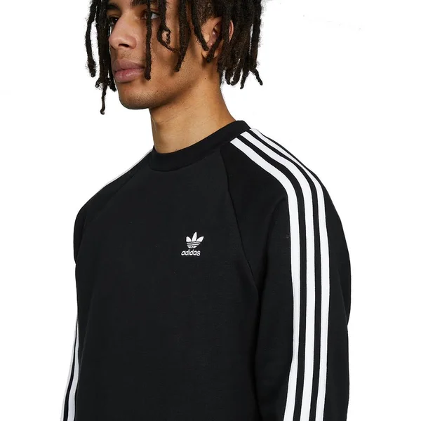 Adidas Originals 3 Stripes Sweatshirt Black