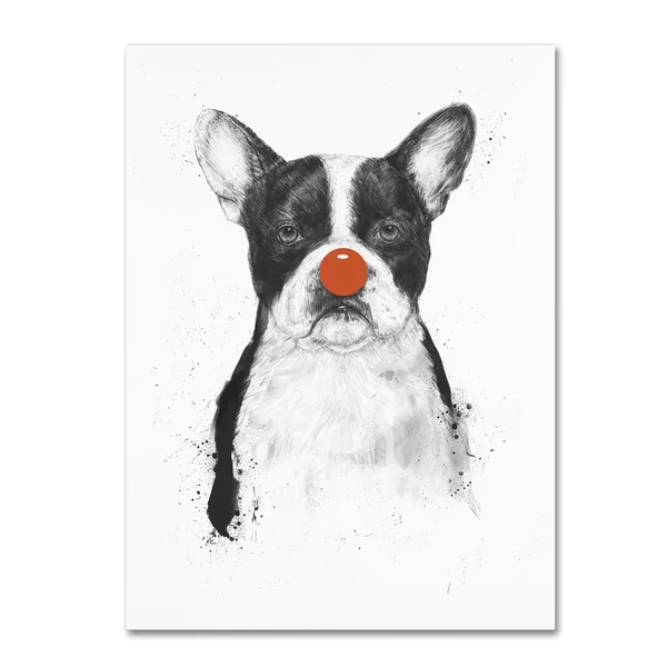 Trademark Fine Art I&m Not Your Clown Canvas Art by Balazs Solti