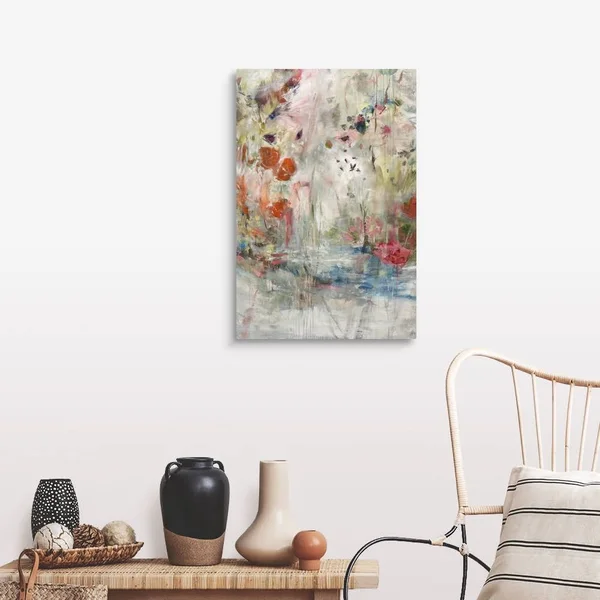 Flamingo Pond, Canvas Wall Art, 20x30, Great Big Canvas