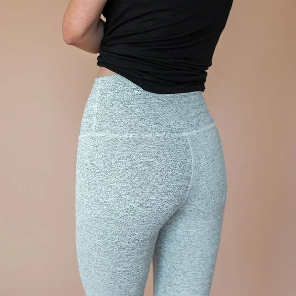 Women's Intention Compression 3/4 Leggings in Heather Grey Size Xs, Nylon/Spandex, Albion Fit