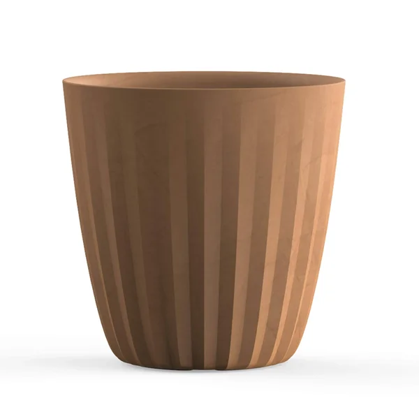 Pleat Planter - 19x22 - Weathered Terracotta - Crescent Garden