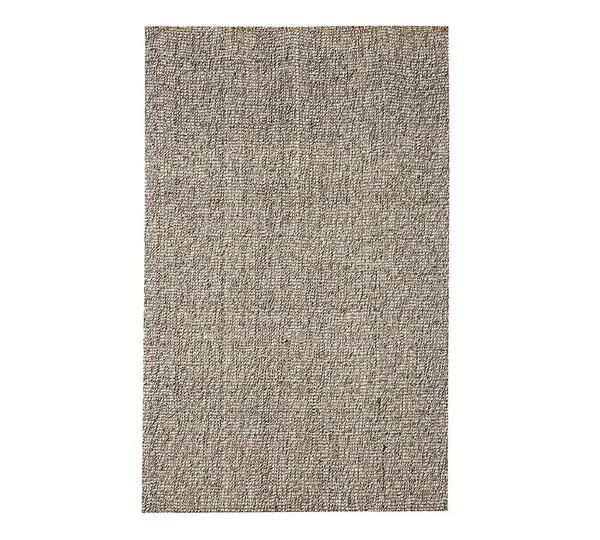 Chunky Natural Wool & Jute Rug, 3 x 5&, Gray - Natural Fiber Rugs - Home Accent Rugs - Area Rugs