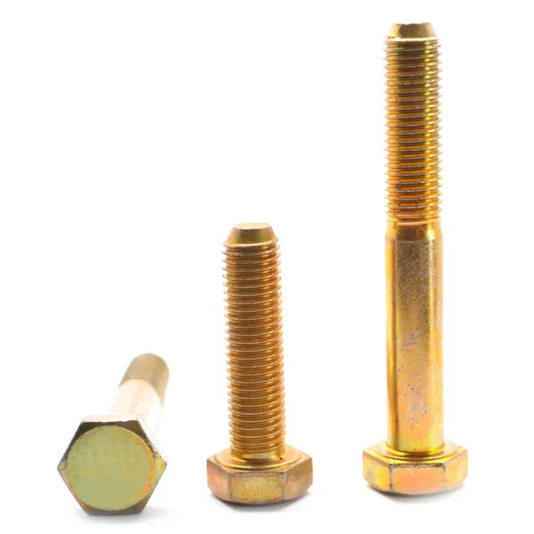 1/2-13 x 5 Coarse Thread Grade BD MS90728 Hex Cap Screw (Bolt) - USA Alloy Steel Yellow Zinc Plated