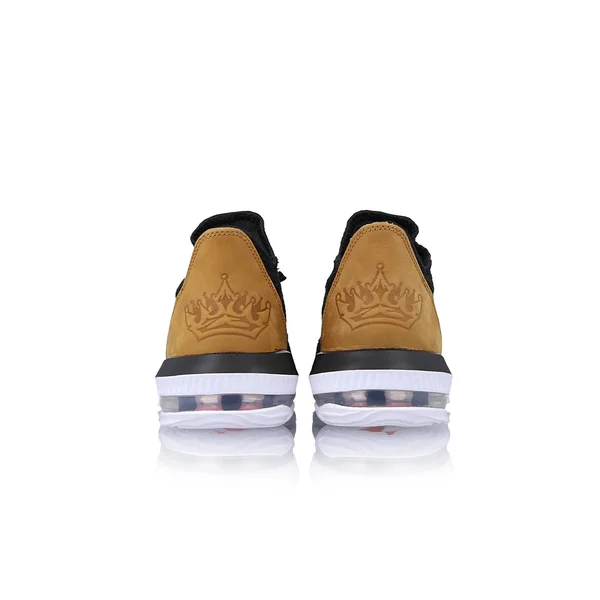 Nike Lebron 16 Low Basketball Shoes - Black/Gold/Wheat, Size 9.5