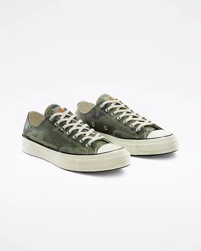 Converse x Carhartt WIP Chuck 70 (Green Size 7) Unisex Canvas Shoes