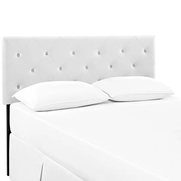 Modway Terisa Vinyl Headboard, Twin, White
