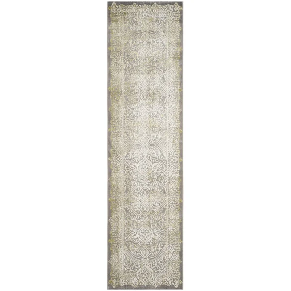 Safavieh Passion PAS404D Grey, Green Rug 2& 2x22 x 8& 0x22 Runner