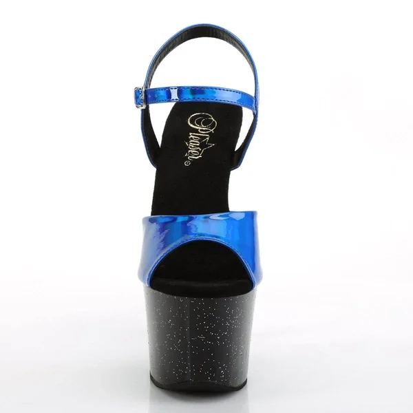 Pleaser - SKY-309HG 7, Gold Hologram/Black