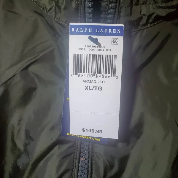 Polo by Ralph Lauren Jackets & Coats, Polo Ralph Lauren &Retford& Hooded Packable Armad, Color: Green, Size: XL, Joeelai
