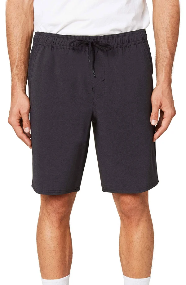 O&Neill Men's Interval Hybrid Shorts - Large, Black