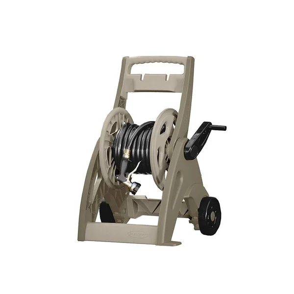 Suncast Hose Reel Cart. Best Hosemobile Wheeled Caddy for Flexible Water Pipe. Lightweight & Portable Holder. Perfect for Ga