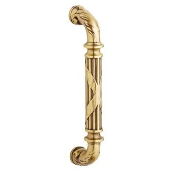 Baldwin Edinburgh Door Pull 8x22 CtC Polished Nickel 2597.140
