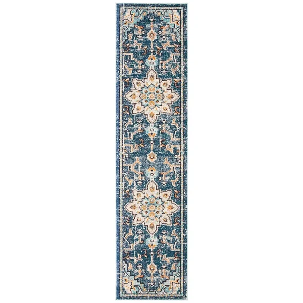 Safavieh Madison 400 Rug Collection MAD473F - Grey, Gold - 5& x 5& Square