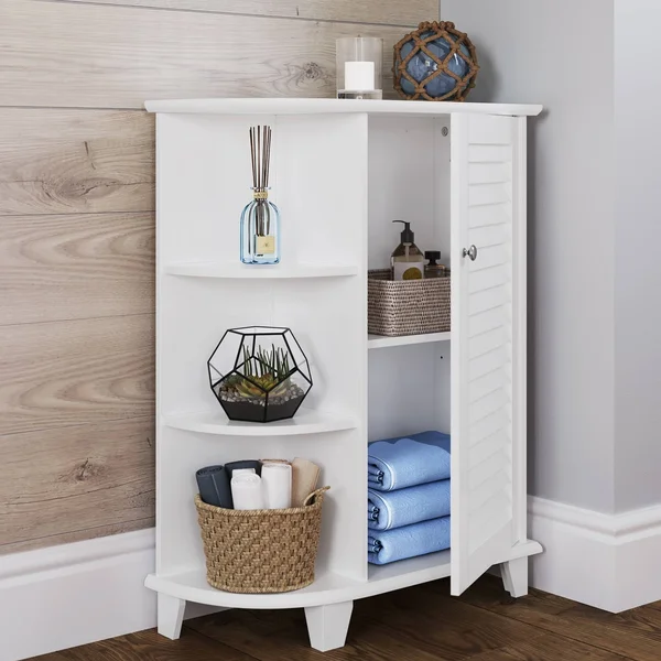 Riverridge Ellsworth Floor Cabinet with Side Shelves - Espresso