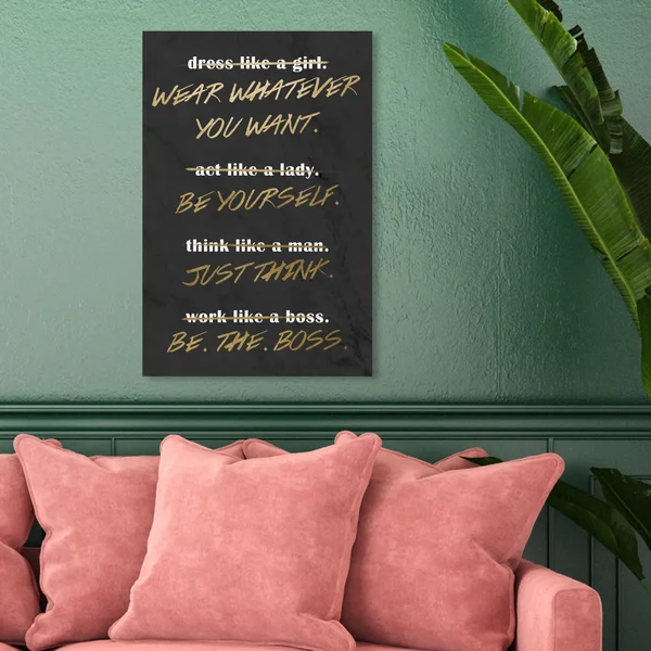 Oliver Gal Be You Canvas Wall Art