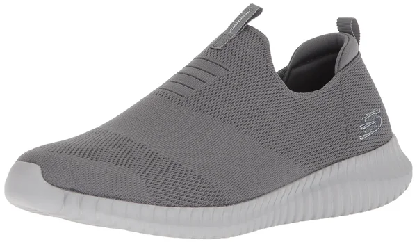 Men's Skechers Elite Flex Wasick Slip-On Sneaker, Size: 12, Gray
