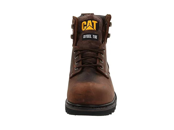 Caterpillar Men's Second Shift Steel Toe Work Boot - 13-W Brown