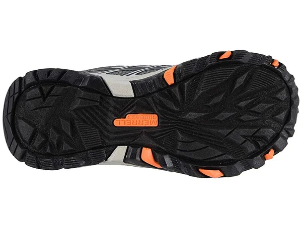 Merrell Kid's Moab FST Low Waterproof - Size: 6, Navy/Grey/Orange