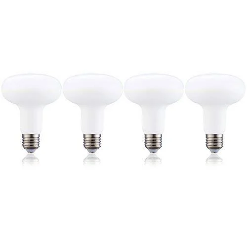 BR30 Flood Light Bulbs, R30 E26 Dimmable 12W(120W Equivalent) LED Bulb, 5000K (Daylight White), 1200Lumens, 4-Pack