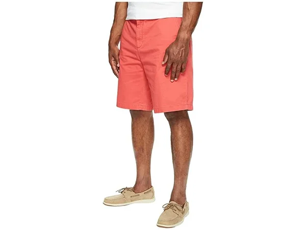 Nautica Men's Big & Tall Flat Front Chino Shorts - Sailor Red - 46