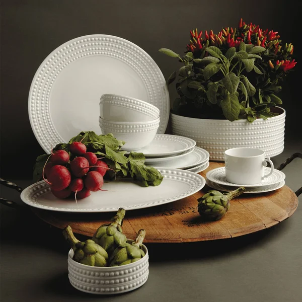 L'Objet Perlee Gold Dessert Plate