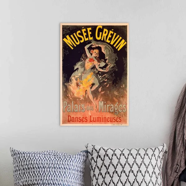 Musee Grevin - Palais Mirages, Vintage Poster, by Jules Cheret, Canvas Wall Art, 16x24, Great Big Canvas